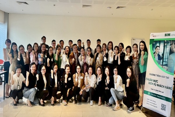 Chuỗi chương trình đào tạo “Chuẩn mực Dịch Vụ Khách Hàng” dành cho Công ty Bất động sản BIM Land