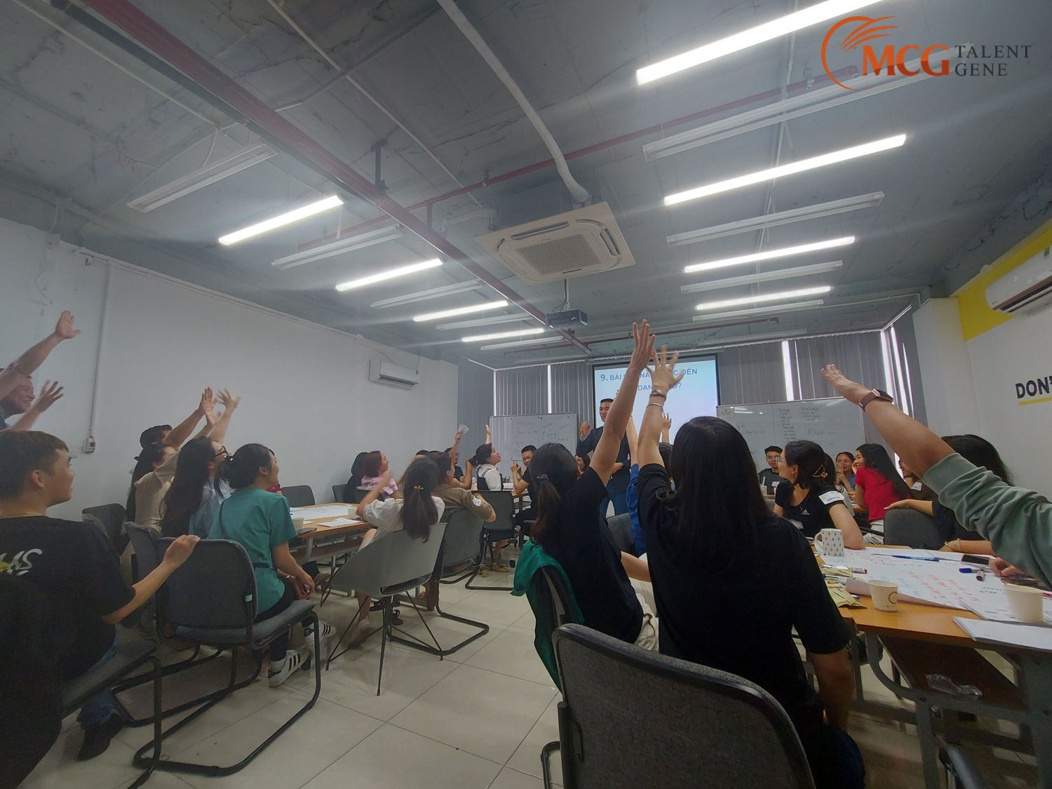 Không khí sôi nổi trong lớp học